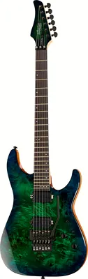 Schecter C-6 Pro FR Aqua Burst