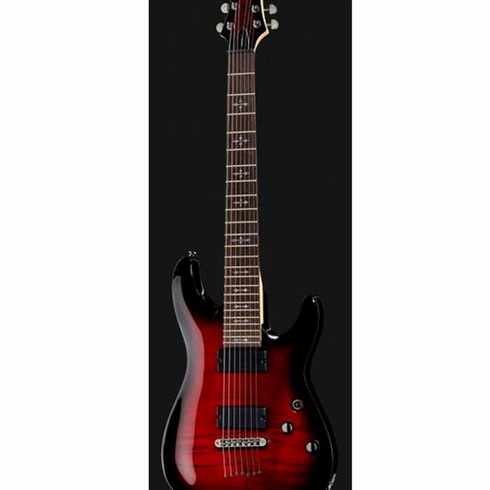 Schecter Demon-7 Crimson Red Burst – photo 4