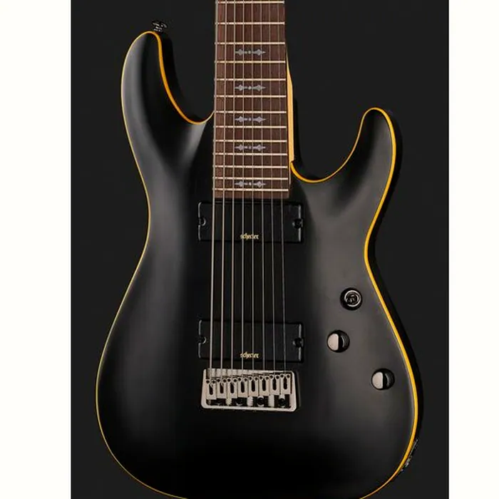 Schecter Demon-8 Aged Black Satin – photo 6