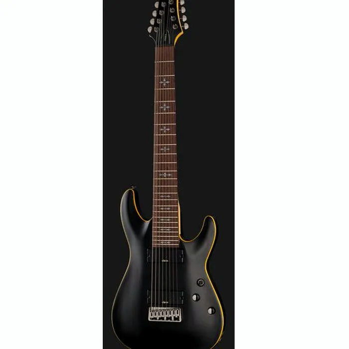Schecter Demon-8 Aged Black Satin – photo 4
