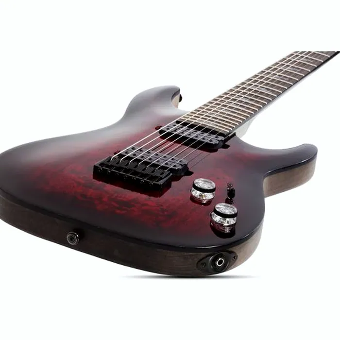 Schecter Omen Elite-7 Black Ch Burst – photo 4