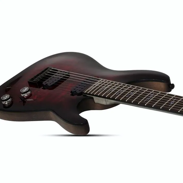 Schecter Omen Elite-7 Black Ch Burst – photo 6