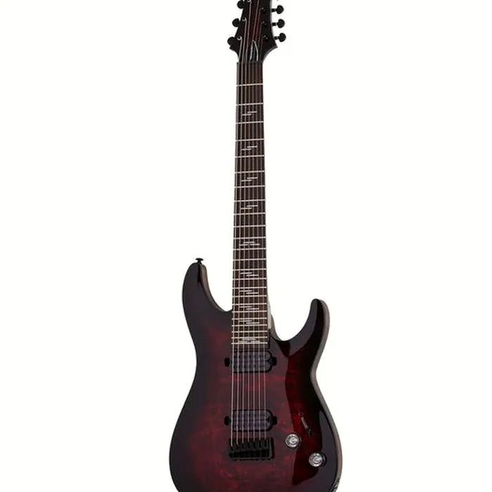 Schecter Omen Elite-7 Black Ch Burst – photo 2