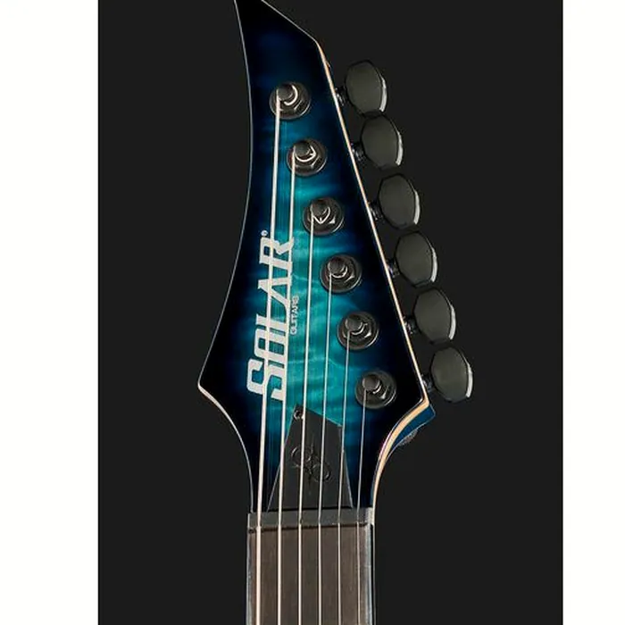 Solar Guitars S1.6AQOB Quilted Ocean Blue Br – photo 8