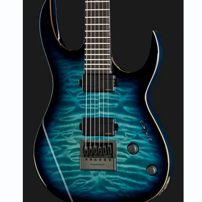 Solar Guitars S1.6AQOB Quilted Ocean Blue Br – photo 6