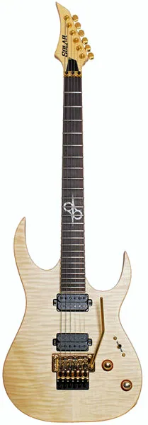 Solar Guitars SB1.6FRFM Flame Natural