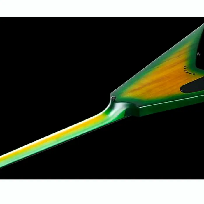 Solar Guitars V2.6LB Flame Lime Burst Matte – photo 10