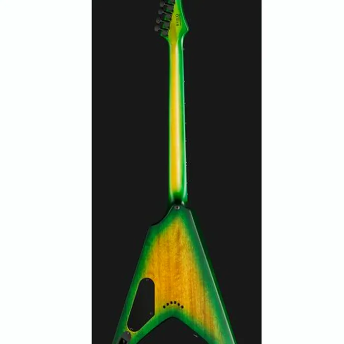 Solar Guitars V2.6LB Flame Lime Burst Matte – photo 5