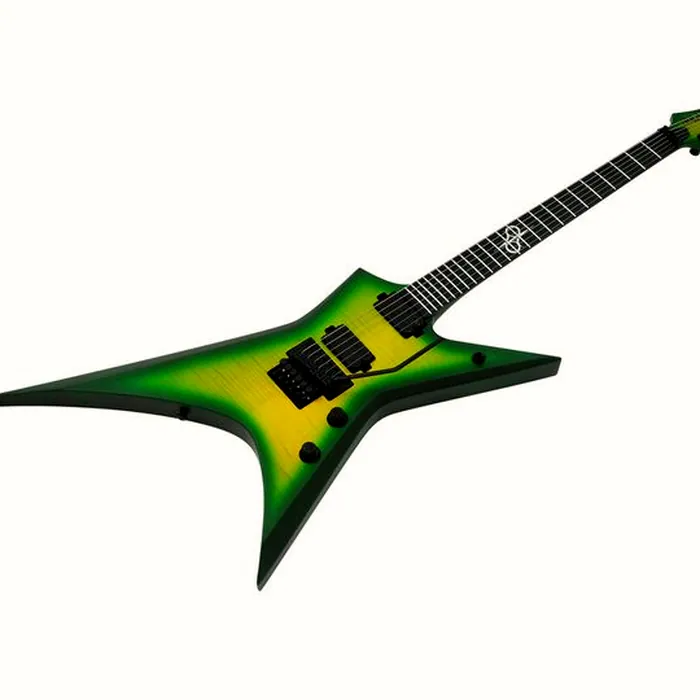 Solar Guitars X1.6FRLB Lime Burst Matte – photo 5