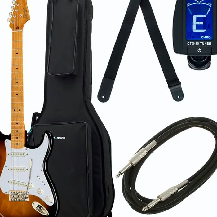 Squier CV 50s Strat MN 2-SB Bundle – photo 2