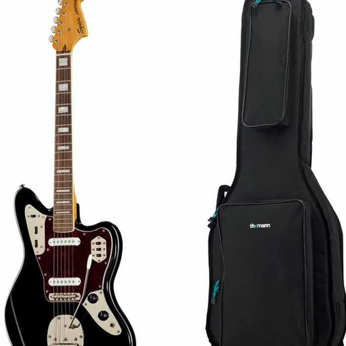 Squier CV 70s Jaguar LRL BK Bundle – photo 2