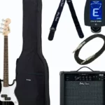Avis basse électrique Squier Mini P Bass Black Set