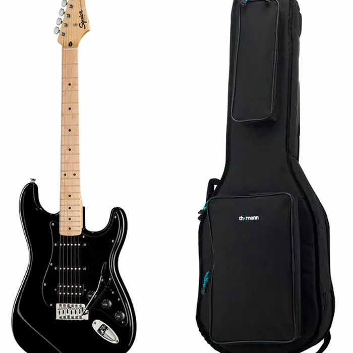 Squier Sonic Strat HSS Black Bundle – photo 2
