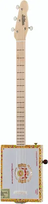 St.Blues Cigar Box Guitar 4 STD LH