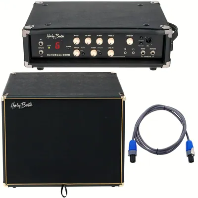 Stack Basse Harley Benton SolidBass 600H Bundle