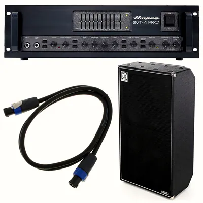 Tête d'ampli basse Ampeg SVT 4 Pro Bundle
