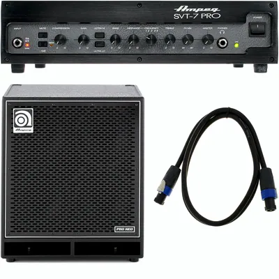 Tête d'ampli basse Ampeg SVT-7 Pro Bass Head Bundle