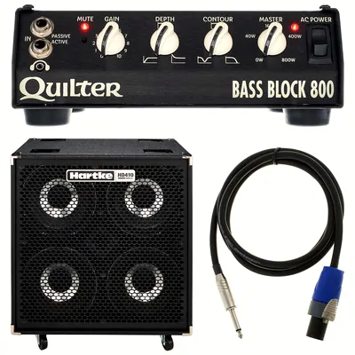 Tête d'ampli basse Hartke HyDrive HD410 Bundle