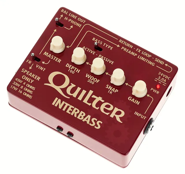Tête d'ampli basse Quilter Interbass 45