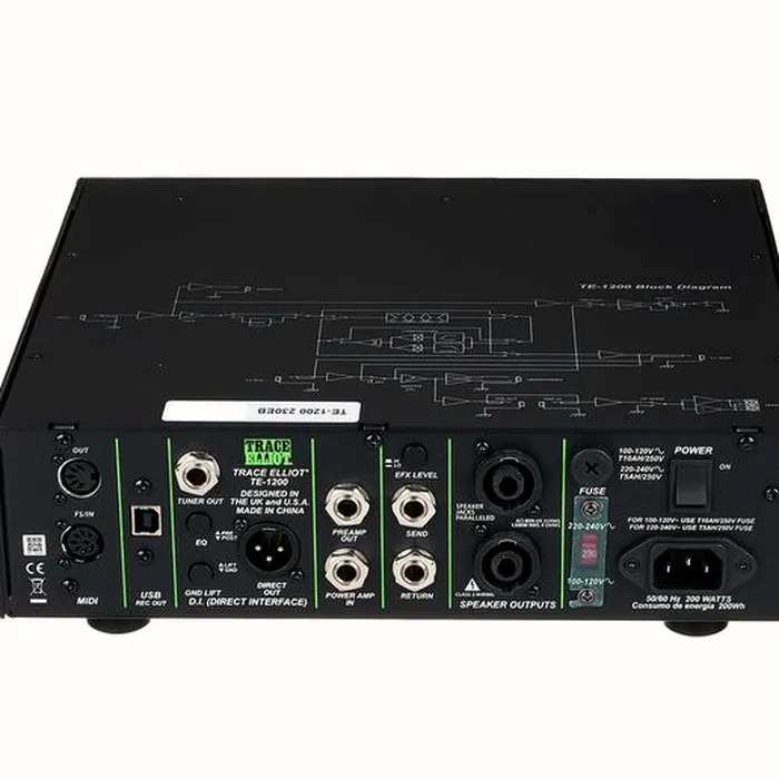 Trace Elliot TE-1200 Bass Amp Head – photo 7