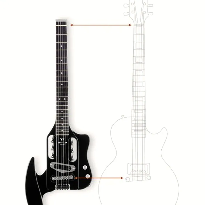 Traveler Guitar Speedster Standard Gloss Black – photo 8