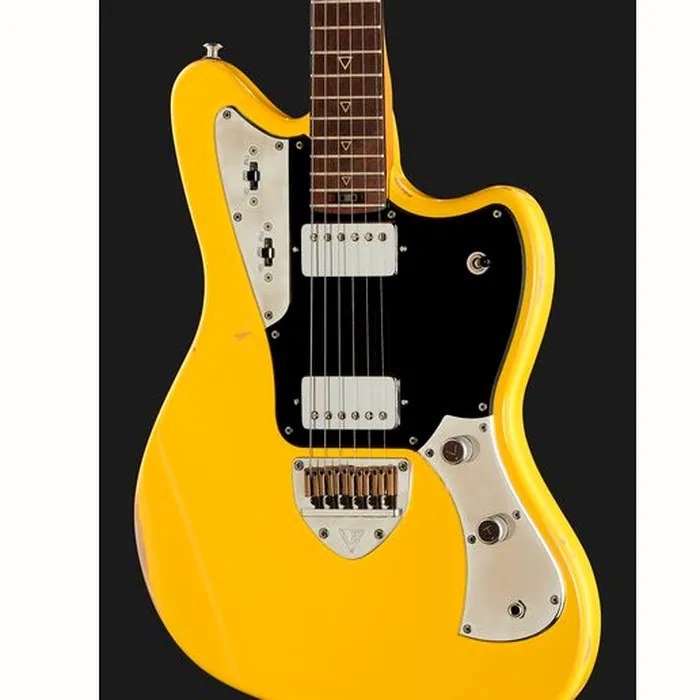 Valiant Guitars Jupiter Distressed Yellow – photo 6