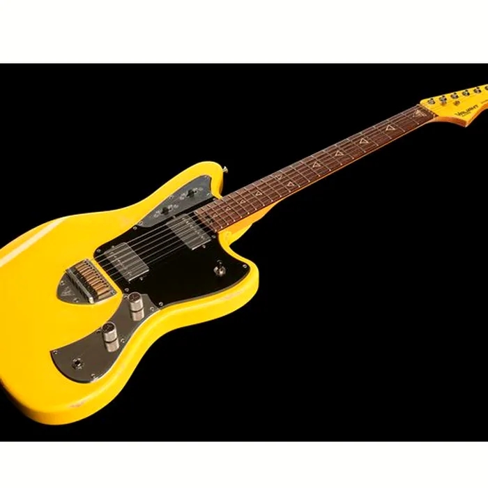 Valiant Guitars Jupiter Distressed Yellow – photo 11