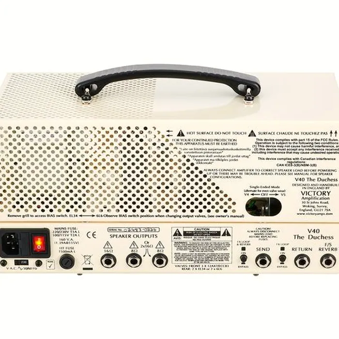 Victory Amplifiers V40 The Duchess Lunch Box Head – photo 7